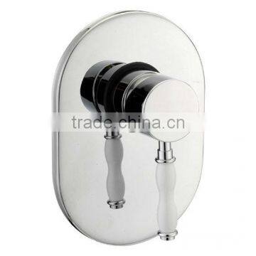 High Quality Brass In Wall Shower Faucet, Polish and Chrome Finish, Conceal Shower Mixer