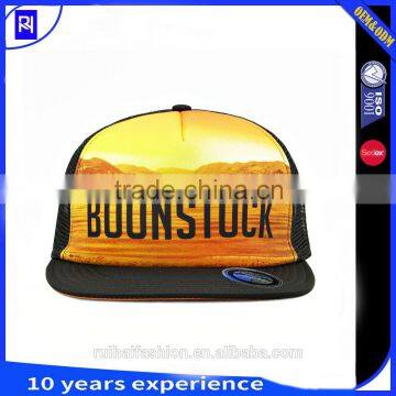 new design hats women snapback trucker cap with digital printing