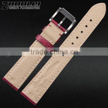 Hot Fashion 18mm Genuine Alligator Customized Leather Watch Strap Wholesale photo-2