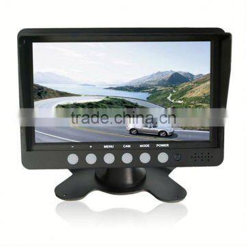7" Heavy-duty Digitalcar tft lcd sun shade lcd monitor with 12v dc rca video input