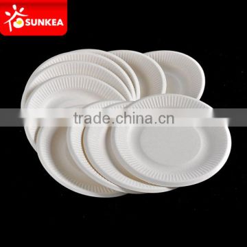 Biodegradable disposable eco friendly pulp plates