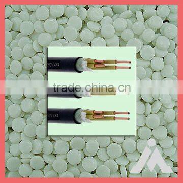 Flame-retardant low smoke non-halogen polyolefin filling (bedding) compound for wire/cable