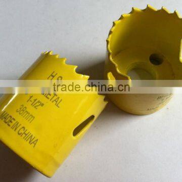 Hand Hole Saw Middle Grade 38mm 1-1/2 Inch M42 HSS Bimetal Hole Saw For Making Hole