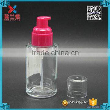 High quality 50ml clear lotion bottle/round portable cosmetic bottle                        
                                                                                Supplier's Choice