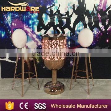 night club lighting illuminated led table for wedding banquet