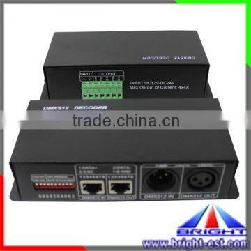 DMX512 Decoder,3 Channels DMX Controller,4 A Per Channel DMX512 Controller