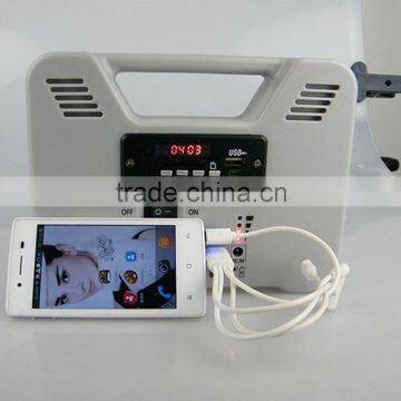 Portable Solar Generator 6w Solar Home System Solar Kit Mini Solar System for Garage Workshop Corridor Garden Gazebo Emergency