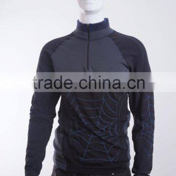 Simple Long Sleeve Fleece Polo Warm Shirt