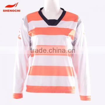 made in china quick dry long sleeve polyester football shirt