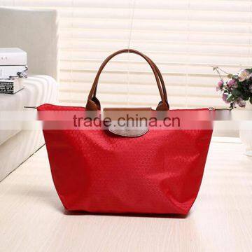 Red popular convenient foldable travel oxford bag made in chine