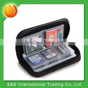 Portable 2 Pack Micro SD Memory Card Zippered Storage Bag Pouch Bag
