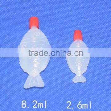 8.2ml, 2.6ml Mini Plastic soy fish sauce bottle