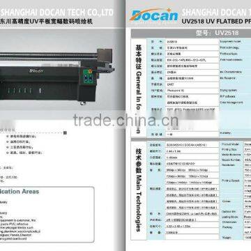 Docan UV 2518 acrylic panel printer