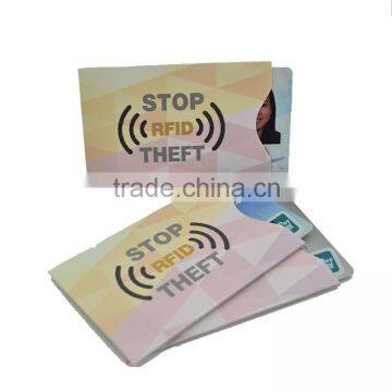 RFID Blocking Sleeve Card Anti Theft Shield, RFID Debit Card Sleeve