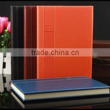 high quality leather cover bound notebook for office