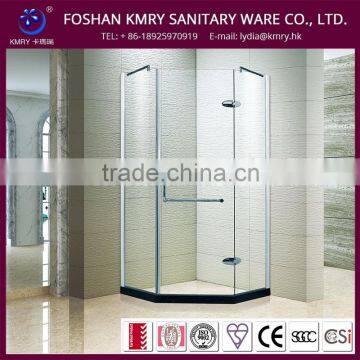 Aluminum Profile Hinge Frameless Tempered Glass Shower Door /Spa Shower Bath Cabin(KK3001)