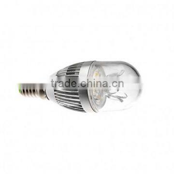 LED Candle Bulb Silver 3W E14 Dimmable Led Candle Bulb Warm White High Power Candle Light photo-2