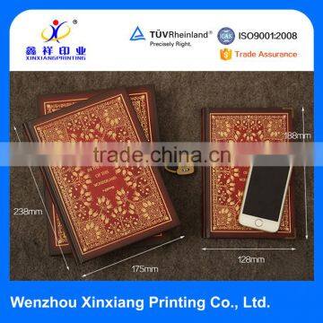 Wholesale Exquisite Vintage Hardcover Lock Diary Notebook With Custom Design photo-6