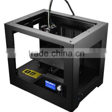 Best desktop Assembled 3D printer for professional user, ready to use with LCD ,0.1 mm solution, big size can be printed cura