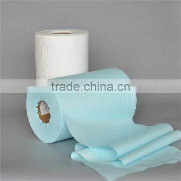 Pp Nonwoven Heavy Duty Wiper Blue Polypropylene Industrial Paper Towel Roll