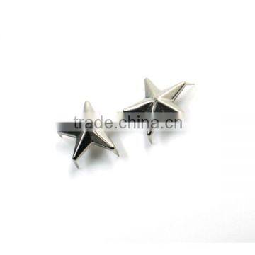 Cheap metal decorative nailhead star rivet for bags