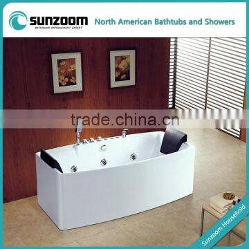 SUNZOOM UPC/cUPC certified free standing corner bathtub, best acrylic bathtub, bathtub kit