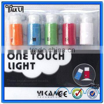 Mini Nightlight Manufacturers/ Cheap Lovely Push Pin Light Colorful Sucker Nightlight