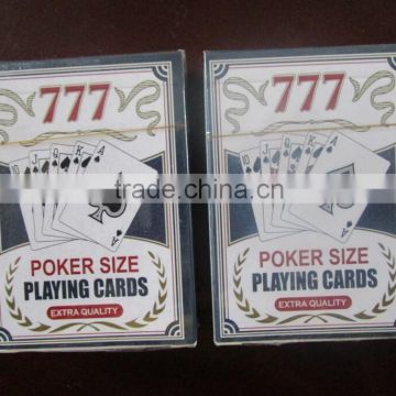 High Quality 777 Paper Playing Cards/ 777 Poker Cards