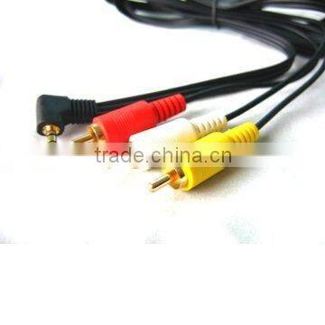 premium transparent audio/video RCA cable/line/wire