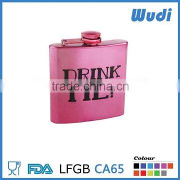 HIP FLASK painting stainless steel hip flask HF401