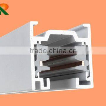 Square aluminum 3 circuit 4 wires Track eu light track 4 wire rail