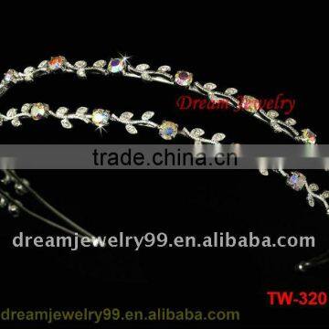 fashion cheap tiaras wedding tiara ab crystal new bridal jewelry for sale