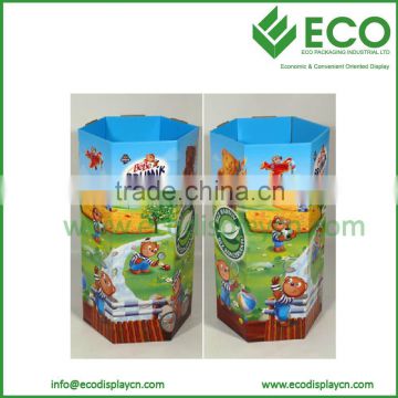 High Quality with Low Price Potato Storage Bin, Cardboard Box Stand for Display, POP Corrugate Display