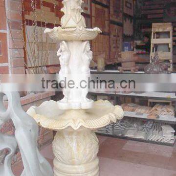 Woman garden stone water fountain hand carved marble stone sculpture