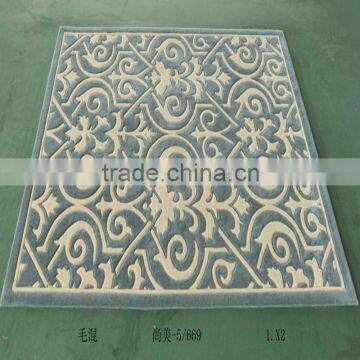 Wool/ Silk carpet ,Handmade wool and silk carpet