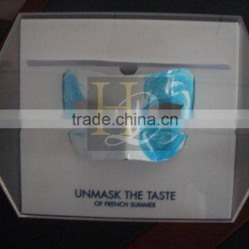 2016 New Design Custom White Acrylic Display Box With Mask Display Stand photo-4