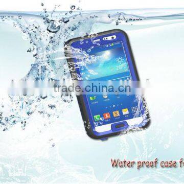 For Samsung Compatible Brand and pc+silicone Material waterproof case for Samsung galaxy note 2