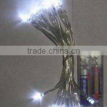 x' mas white led string light