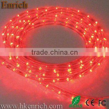 LED Rope light 2 wires round RED