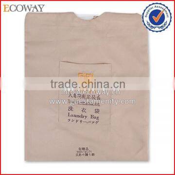 OEM Wholesale Hotel Travel Washable Reuse Folding Laundry Bag