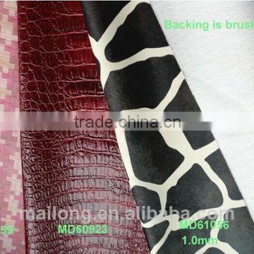 semi pu leather for bag furniture decorative