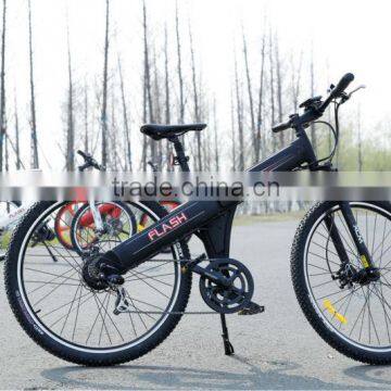 Flash 26' Electric Cycle Bike With Pedals Electric Motor Bike With Two Wheels photo-2