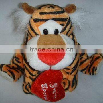 Plush Toy Tiger with heart