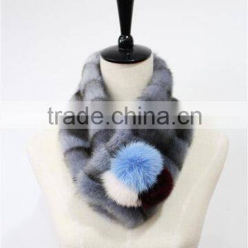 2015 New design fashion fake fur scarf/ warm women warm fake fur scarf/Fake Fur shawl