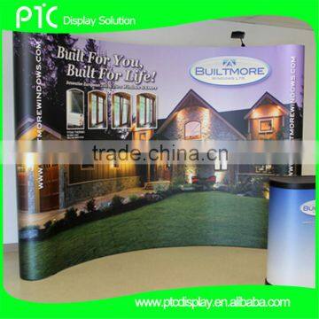 aluminum pop up display wall