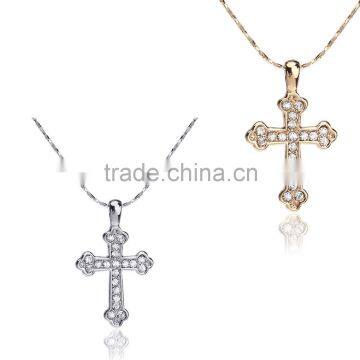 Latest Design 18k Solid Gold Chain Cross Necklace                        
                                                                                Supplier's Choice