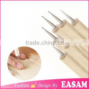 Hot wooden nail dotting pen wholesale,cheap china nail dotting pen