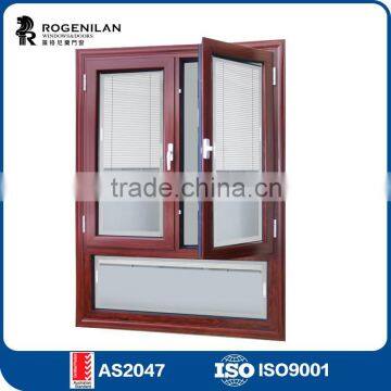 Rogenilan 568 series sound proof double glazed aluminium doors and windows designs