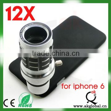 Aluminum telephoto lens with tripod for iphone5