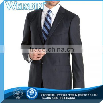 100% polyester chinese wholesale black men suit for business